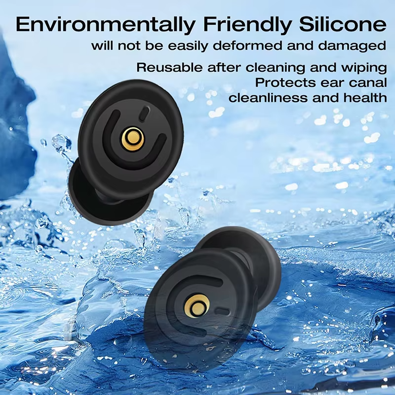 Premium Silicone Ear Plugs for Noise Reduction