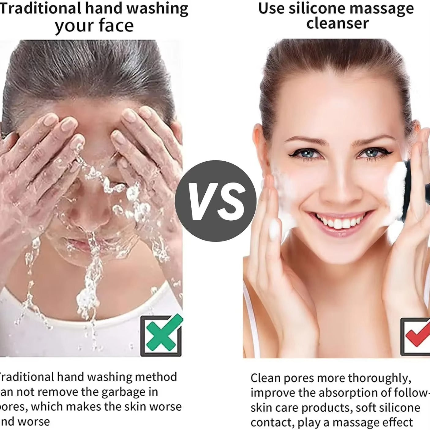 Silicone Facial Cleansing Brush